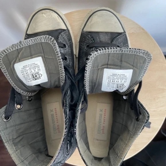 Rare Unisex Converse X John Varvatos Limited Edition High Top Sneakers - Picture 9 of 10